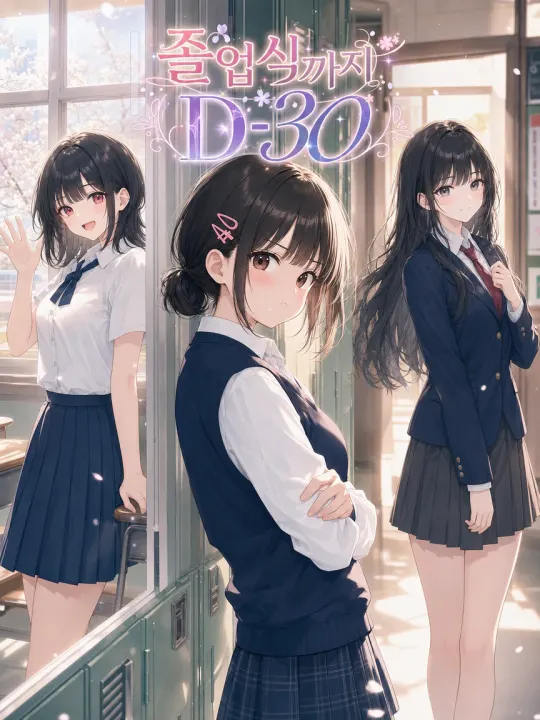 게임 「졸업식까지 D-30」 포스터
